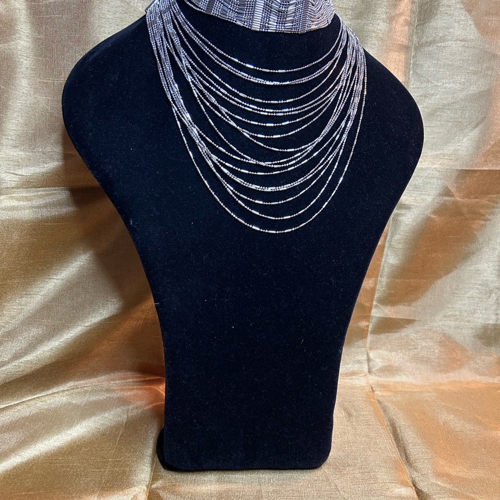 Natasha layered choker necklace - Picture 5 of 12